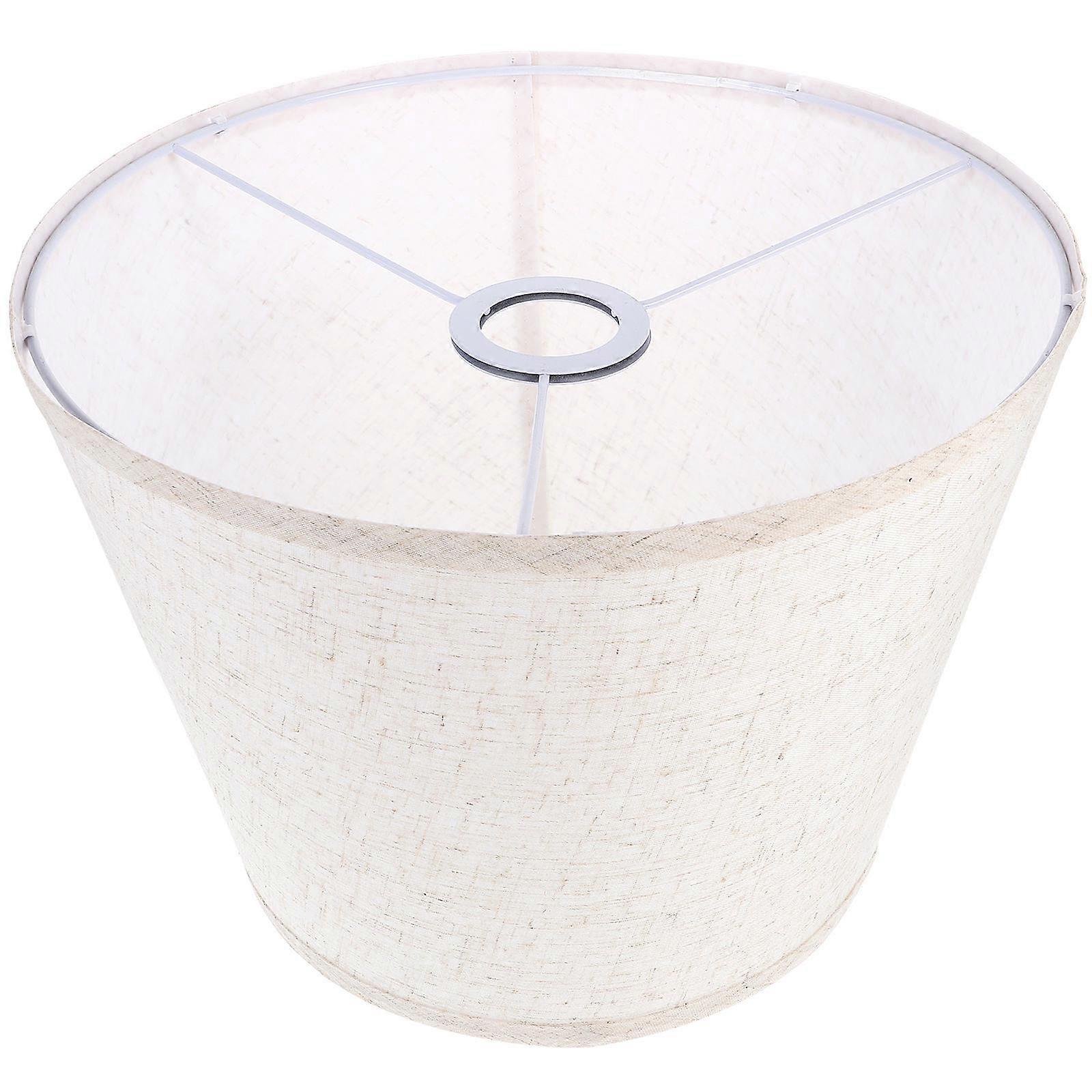 Beige Lampshade Small Lampshade for Desk Lamp Linen Material