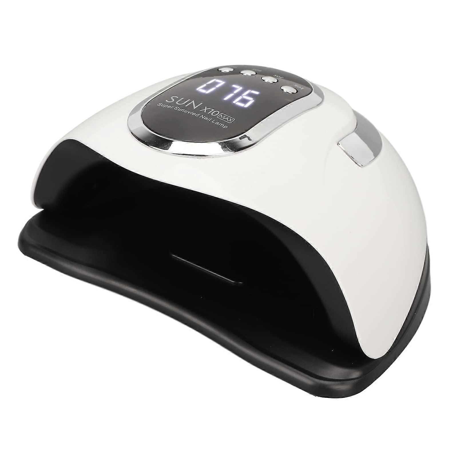 280W Professional LED UV Nail Lamp with 4 Timer Modes and Removable Base for Salon Use