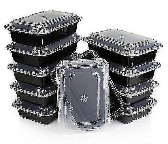 Kabalo 10 Pack Premium Stackable Microwave Re-usable Lunchbox Food Container Meal Boxes