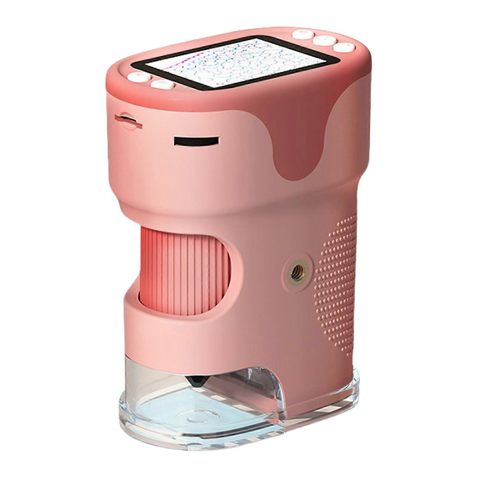 Digital Microscope with 32GB Memory LED Light for Students Science Exploration Handheld Compact