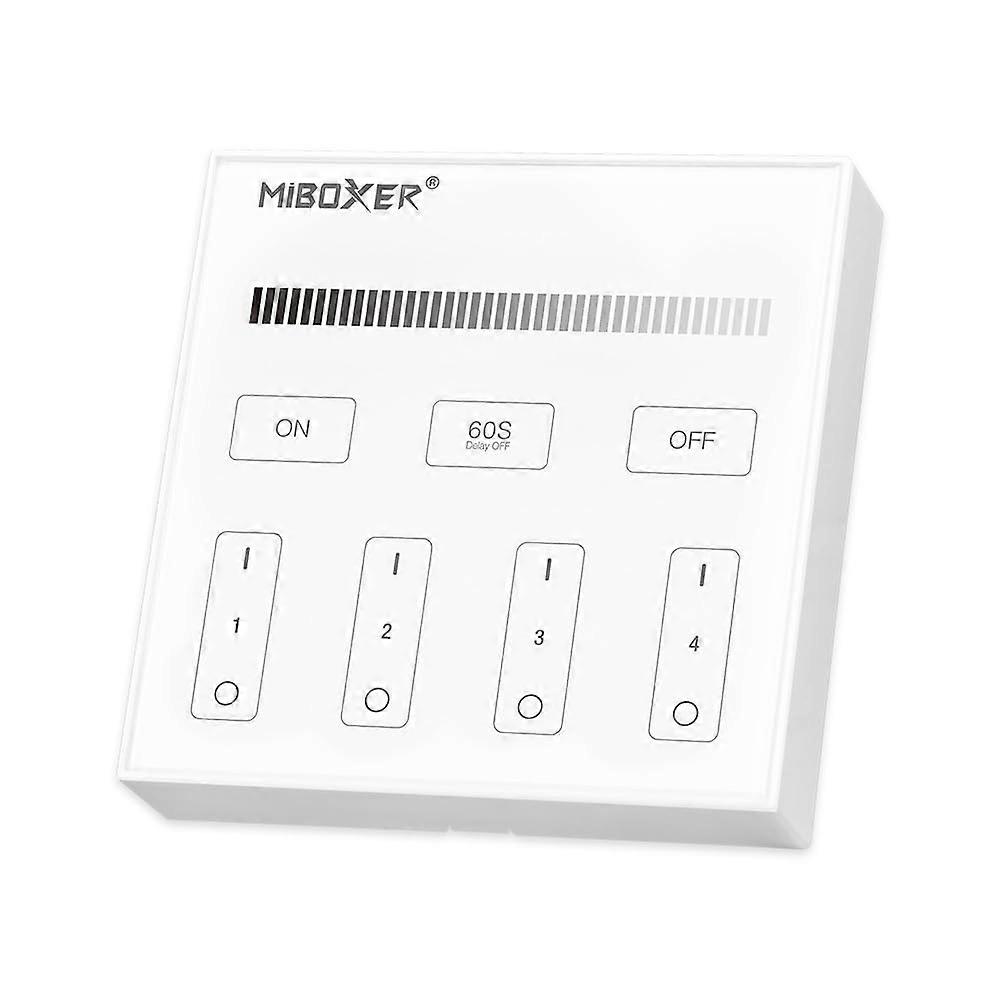 LED Touch Panel Remote with Wireless Control, 2.4G RF, Magnetic Mount, Adjustable Brightness