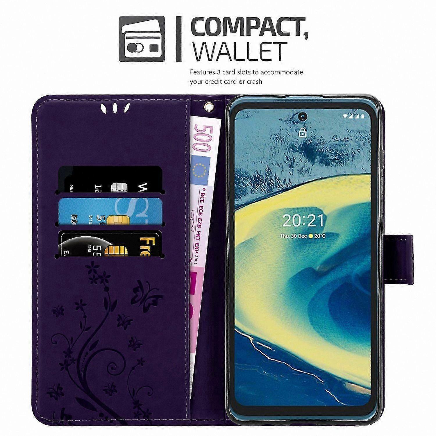 Floral Pattern Protective Case with Card Slot for XR20