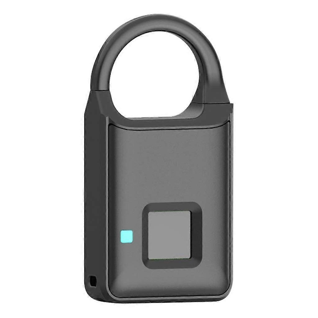 Fingerprint Padlock Waterproof Biometric Lock with Fast Unlock for Gym Locker Backpack Gates