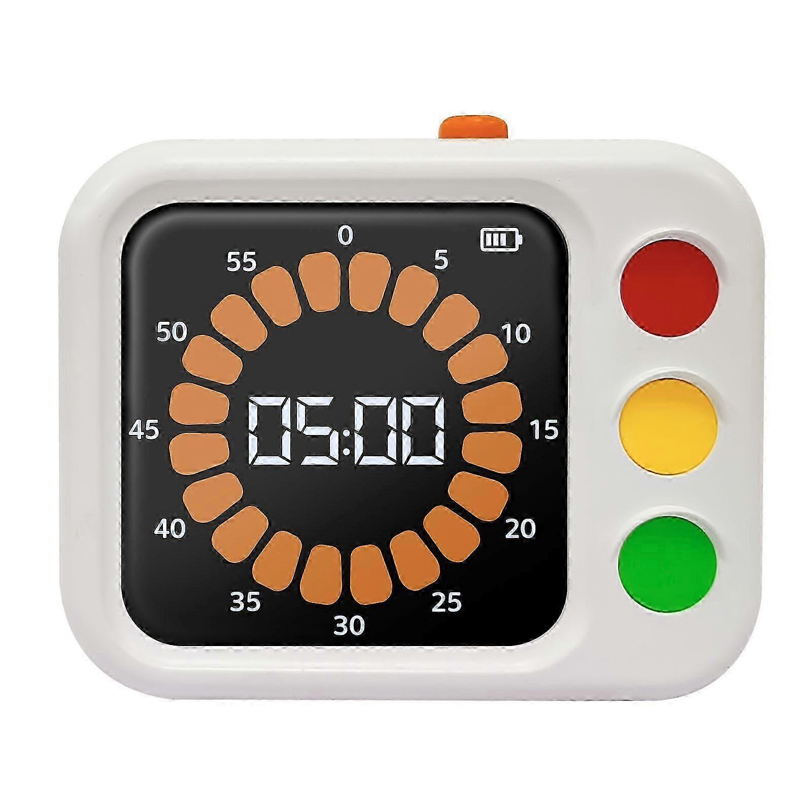 Time Management Tool Digital Timer 60 Minutes Countdowns Traffics Light Timer Acoustic Reminder For Homework Tasks