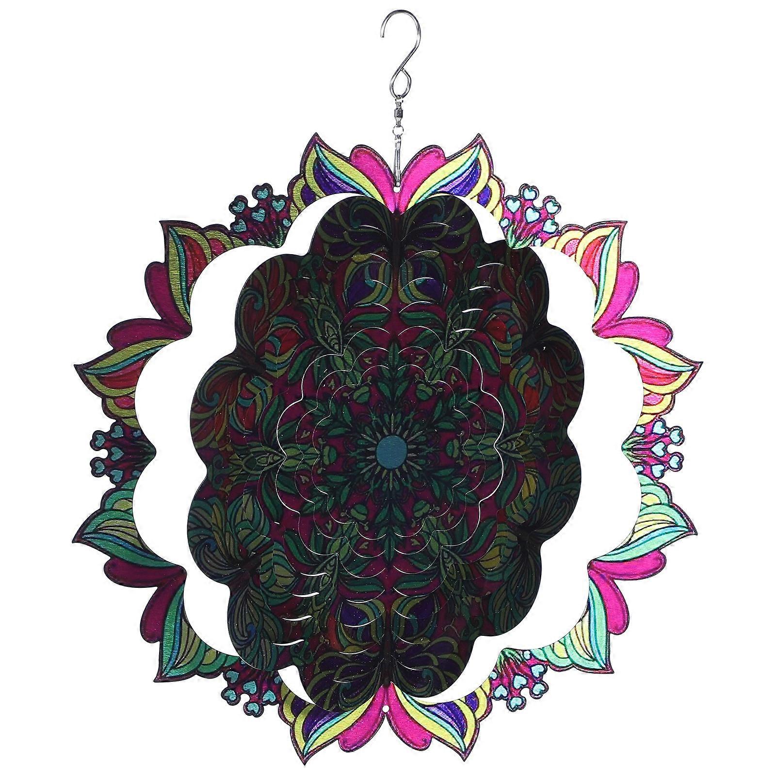 Wind Spinner Hanging Wind Spinner for Decoration with Rotating Function Iron