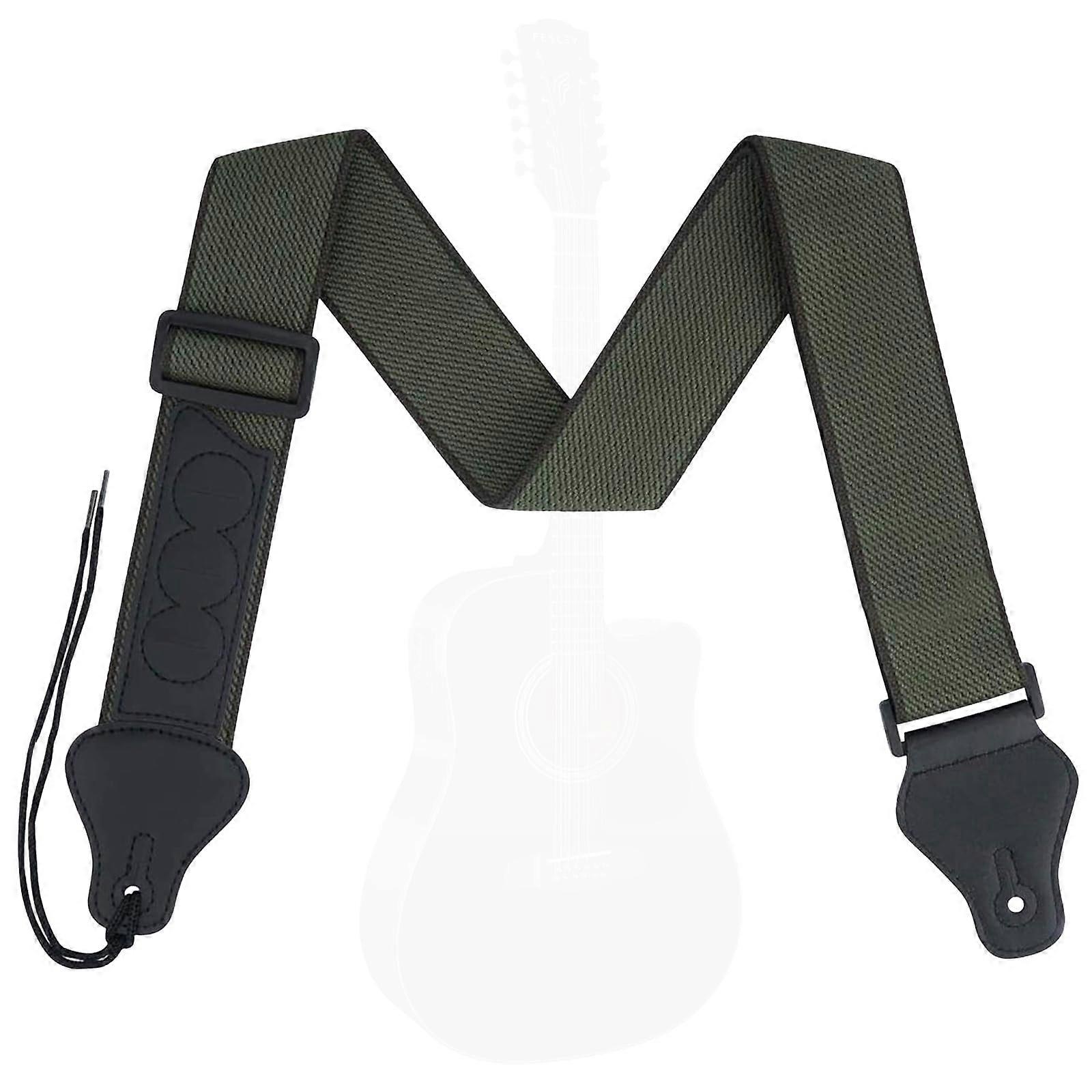 Electric Guitar Strap with Gig Bag, Bass Compatible, Secure Support, Beginner Kit, Cutaway Access