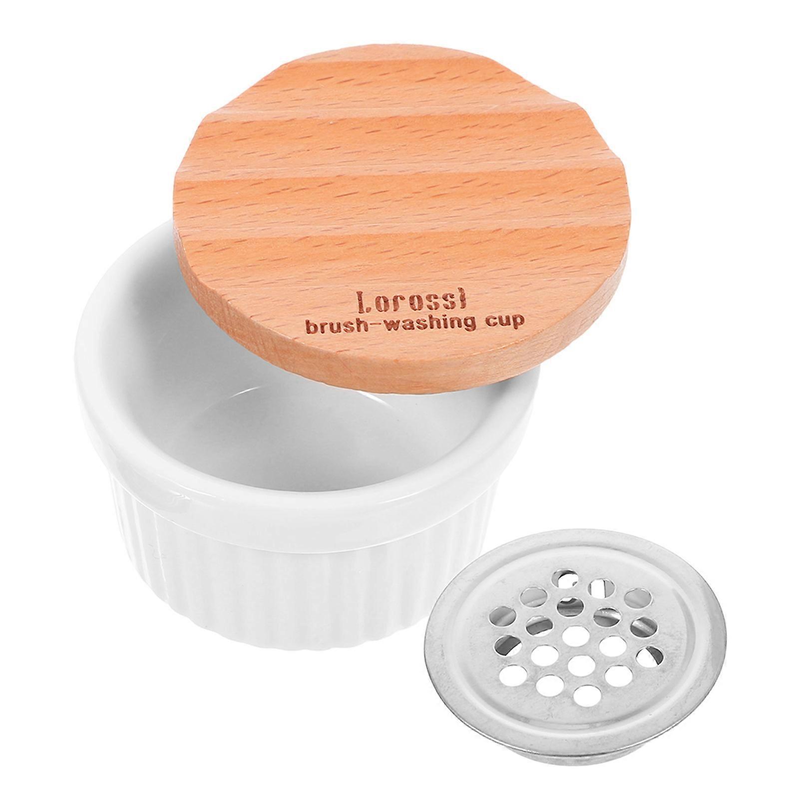 Multi-Function Brush Rinser Manicure Cup for Nail Art Cleaning 3Pcs