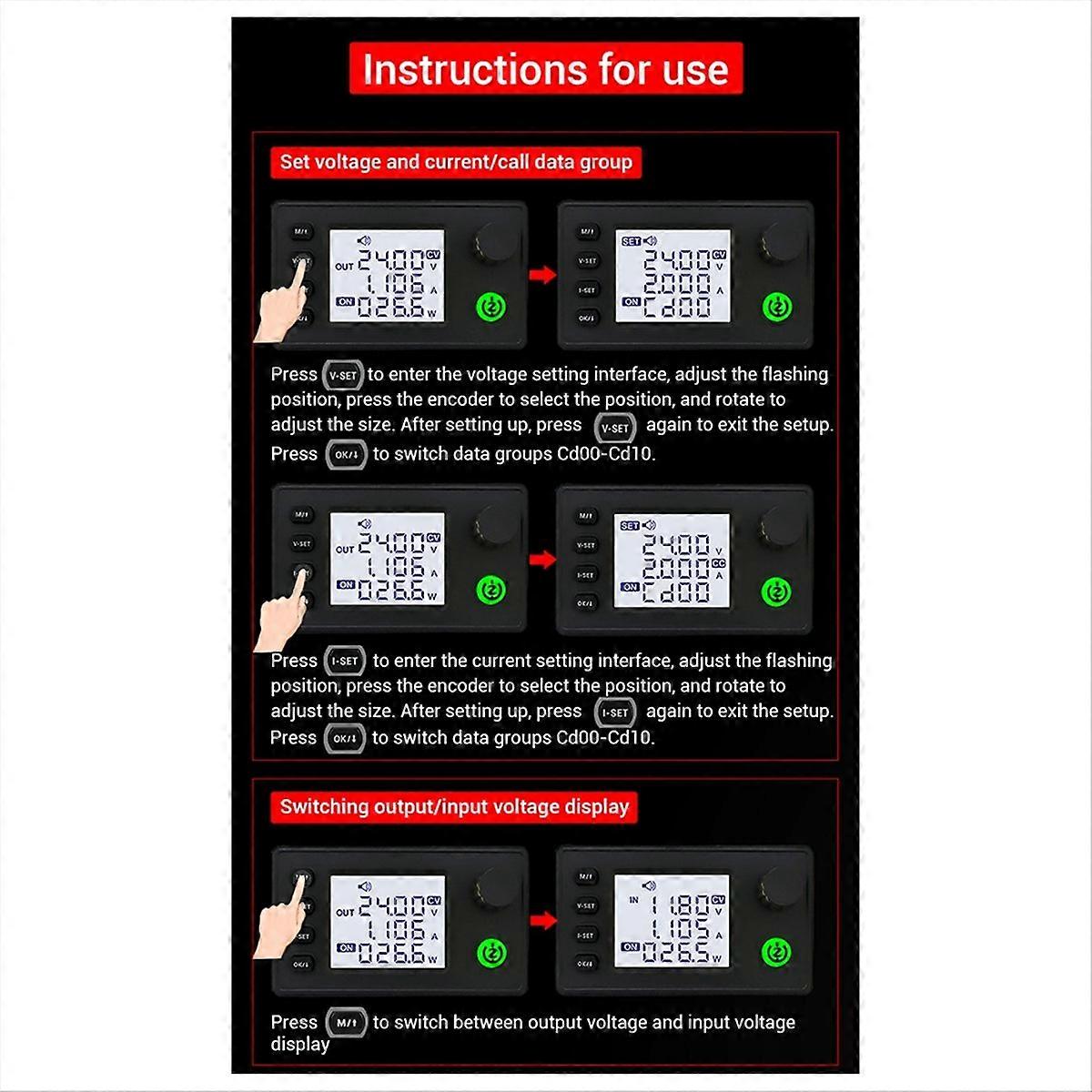 DC buck-boost converter, DIY constant voltage charging module
