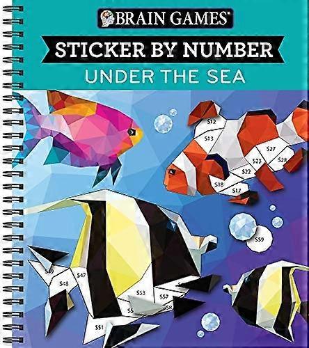 Brain Games Sticker par Number Under the Sea