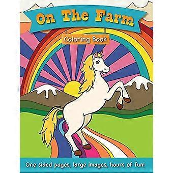 På gården fargeleggingsbok for barn i alderen 3-6 år!