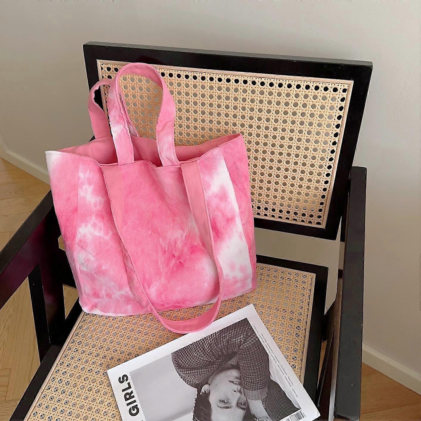 Canvas Backpack, Dyeing & Double-sided, Large Capacity, Student Backpack