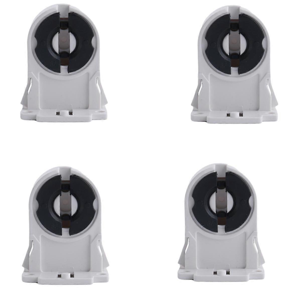 4-Pack T8 Fluorescent Lamp Socket Holder