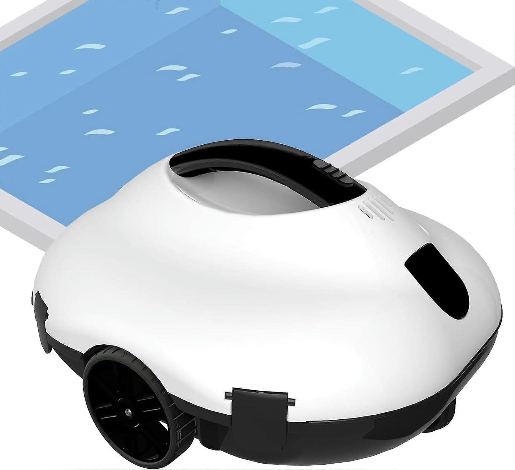 Robotic Pool Cleaner with Quiet Cordless Operation, 150 Min Runtime, Smart Navigation, 2.58L Capacity
