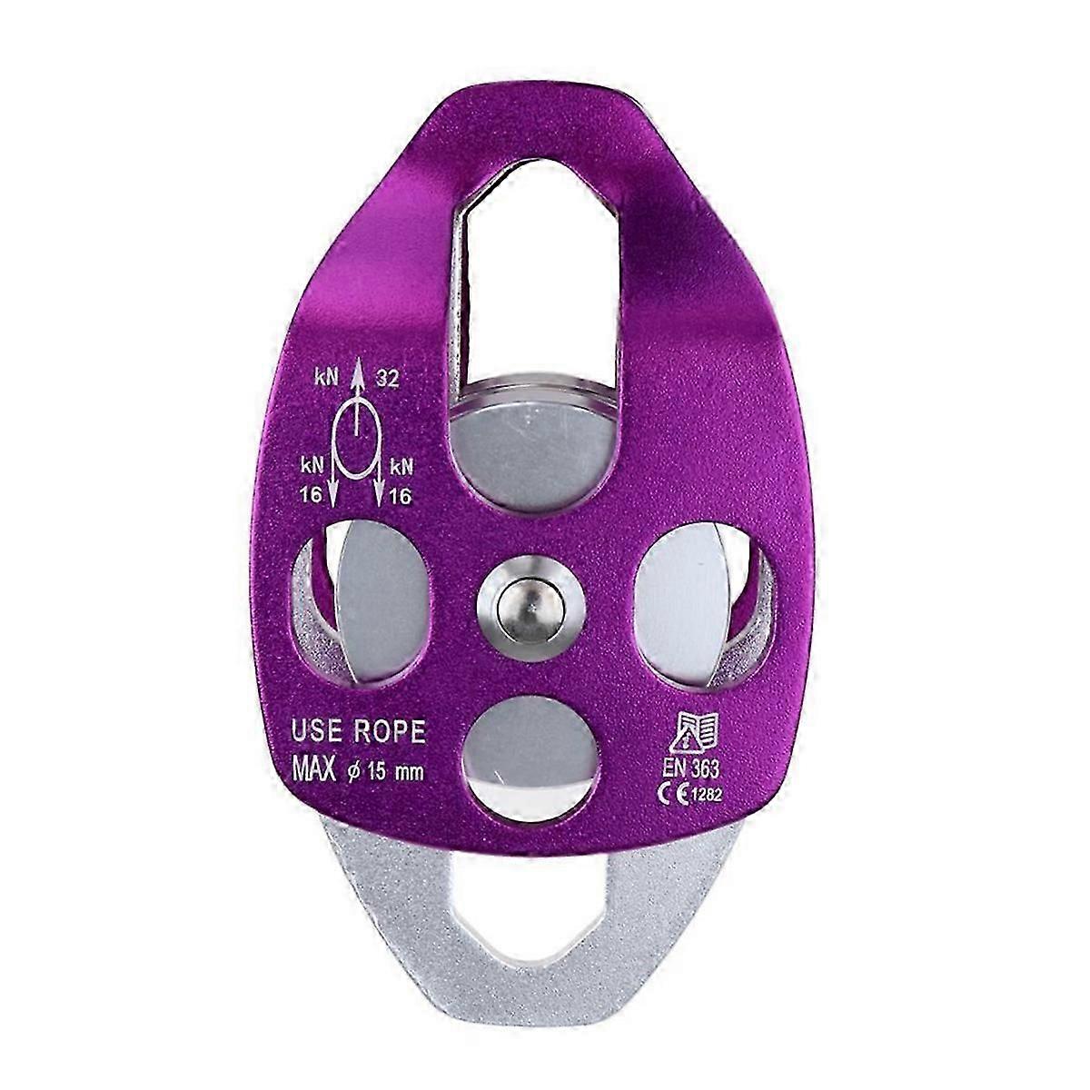 Double Pulley for Hauling System Climbing Rescue