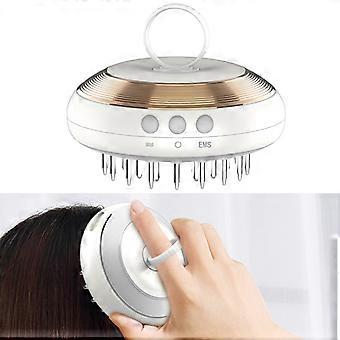 Scalp Medicine Apparatus Hair Growth Fluid Introducer Head Massager