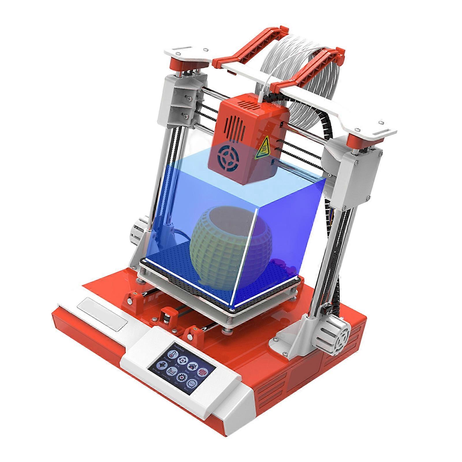 Desktop 3D Printer Easy To Use Print Mainboard Platform Desktop Printer 0.05mm Layer Resolution For Beginner  Orange