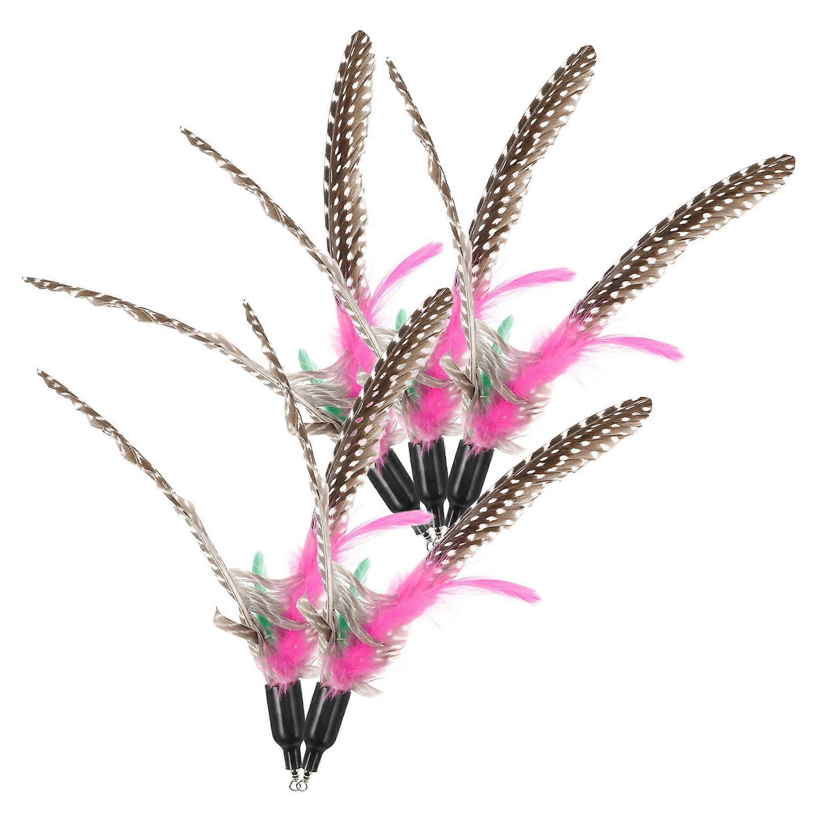 Cat Replacement for Cat Teaser Wand 5Pcs Assorted Color