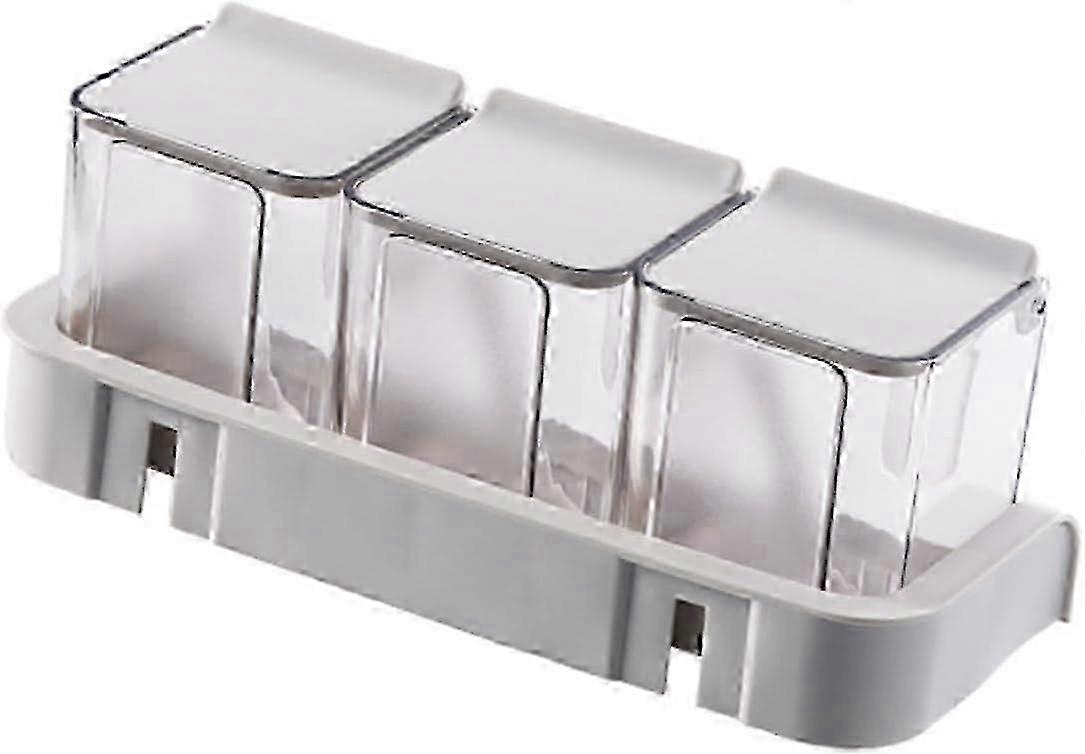 Square Clamshell Spice Rack, Seasoning Box