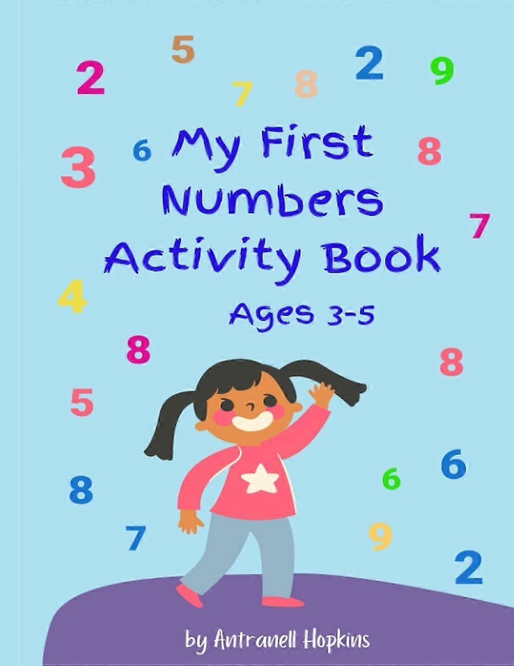 My first numbers activity book fun activities, tracing in large print