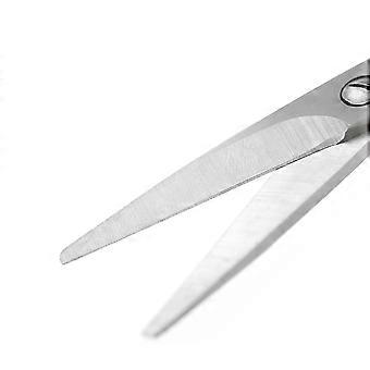 2 Stück Kindersicherheits-Haarschneidemaschinen, dünne, gebrochene Haarschere, Haushalts-Friseurschneider für Kinder (flache Schere + Zahnschere, weiß)