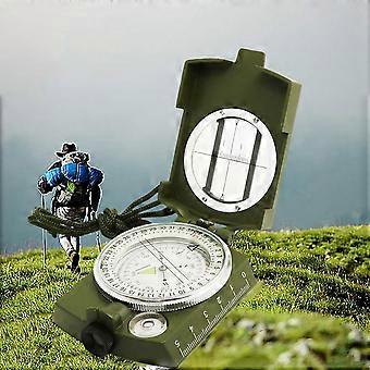 High Accuracy Lensatic Hiking Compass for Survival - Durable, Weatherproof, Glow-in-the-Dark, Portable