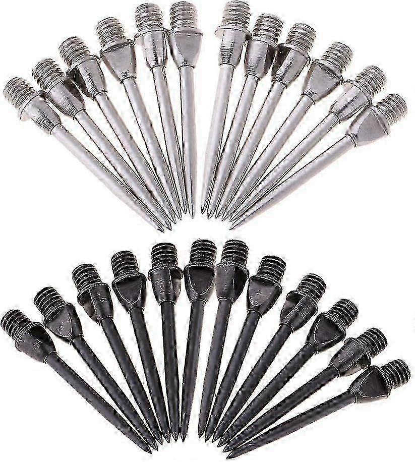 24PCS Durable Hammer Head Tips Standard Moveable Points - +Black