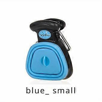 1pc Portable Pet Pooper Scooper, Foldable Waste Picker, Durable Plastic, Easy To Clean, Outdoor Use For Dogs, Hook For Leash Attachment