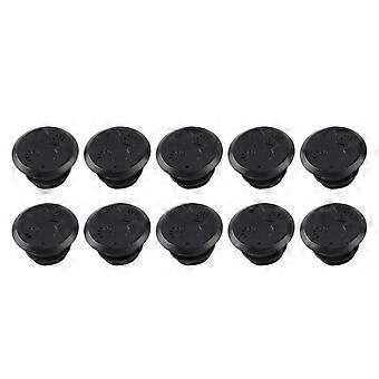 10pcs Bicicleta de plástico Bicicleta Manillar Agarre Final Cap Tapón Accesorio de ciclismo