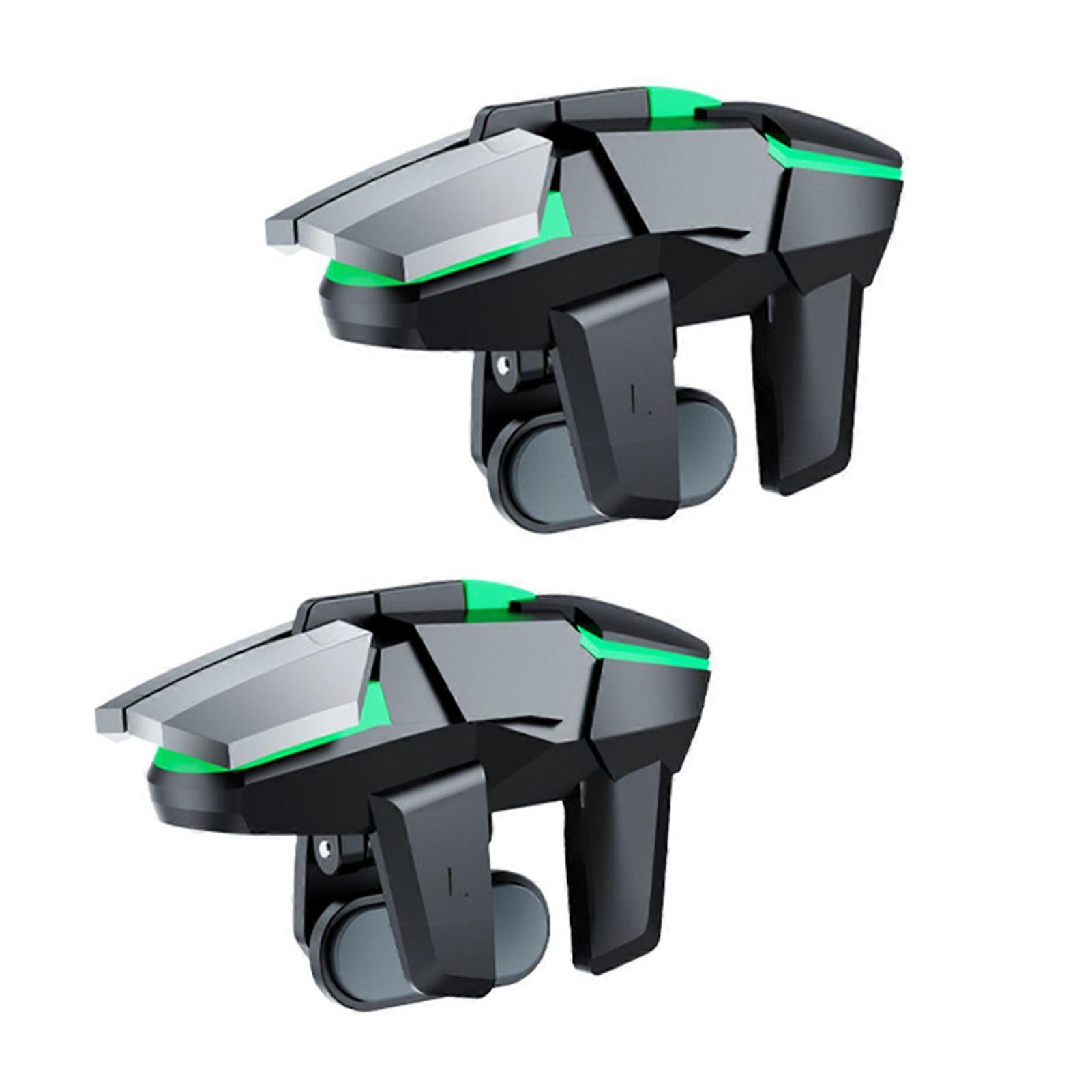 2Pcs Mobile Game Controller Trigger Universal Easy to Install High Sensitive Shoot Aim Gaming Controller Gamepad Grip Joysticks