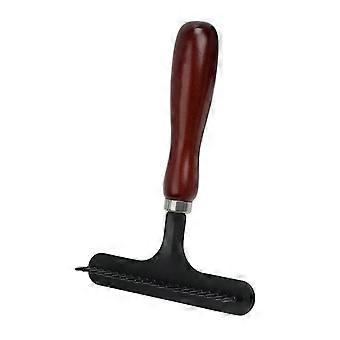 Cleaning Brush Ergonomics Nail Rake Shape Streamlined Comfortable Grip Remove Hair Wooden Carpet Cleaner Hair Brush KAESI