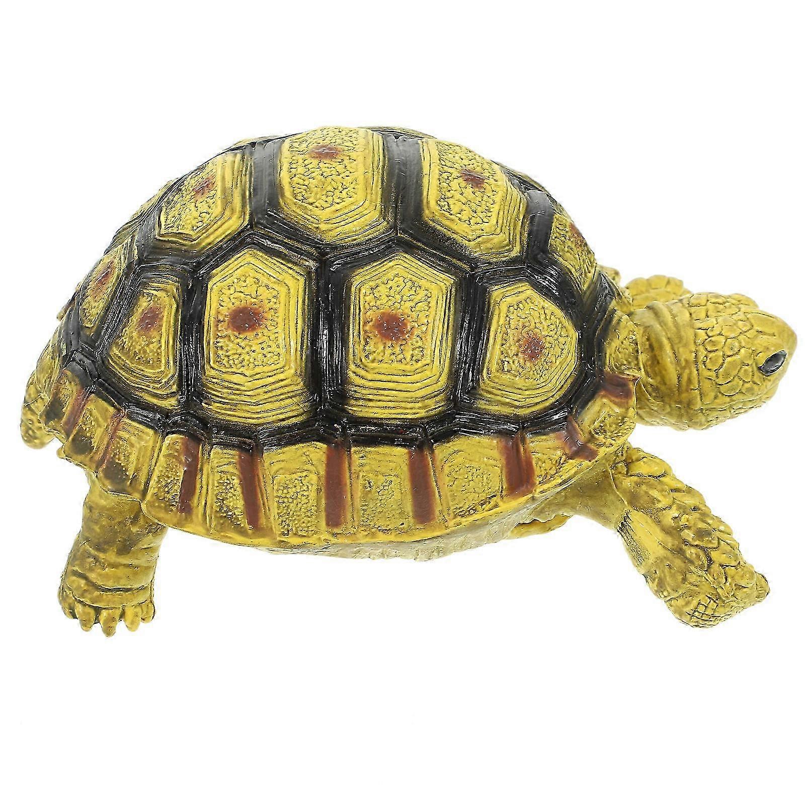Simulation Turtle Model Plastic Turtle Figurine Simulation Animal Educational Model