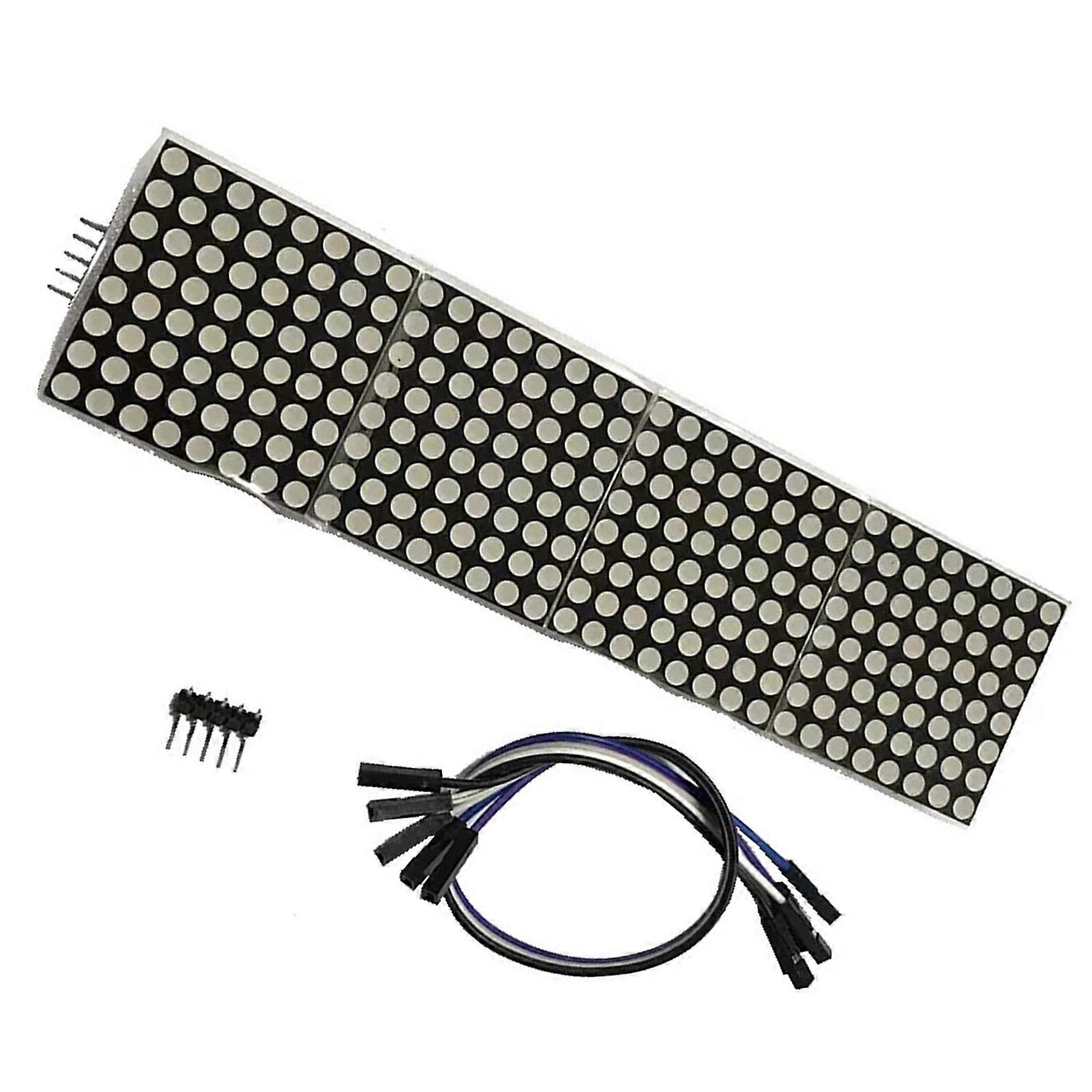 1588 LED Dot Matrixing Display Module 4In1 8X8 Array For RPi Projects Development Board  Red