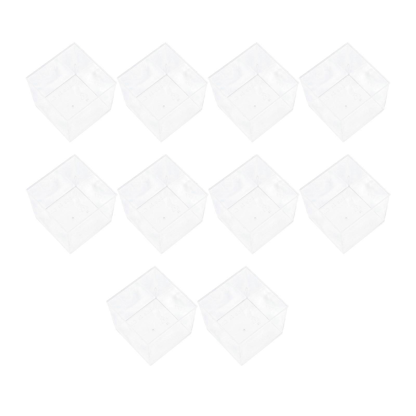 Récipients à mousse pour desserts fermes, 10 pièces, pour fêtes