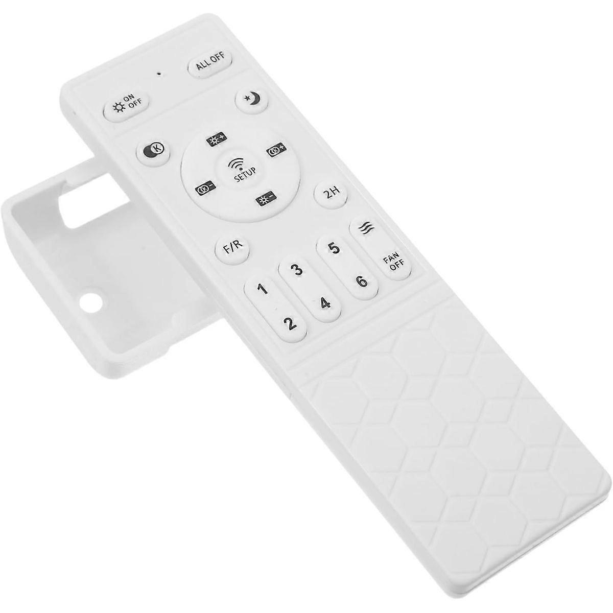 Universal Wireless Remote Controller for Ceiling Fan and Light with Adjustable Fan Speed and Smart Memory Function, Plastic Material Suitable for Bedr
