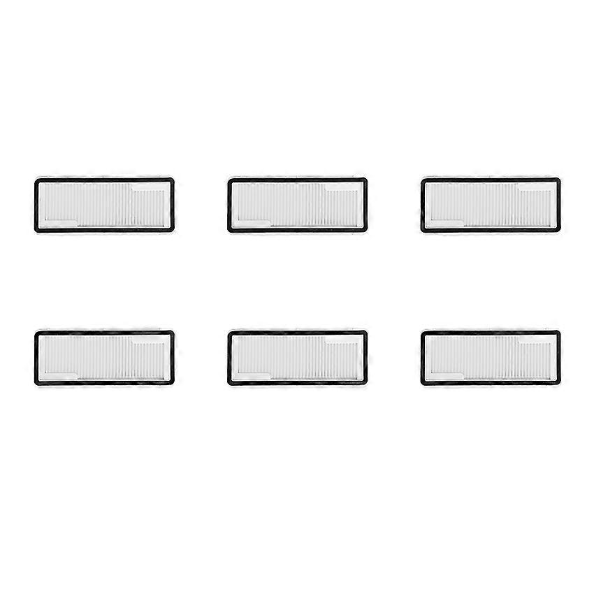 6-Pack Replacement Filters for Narwal 003 / JX Robot Vacuum Accessories