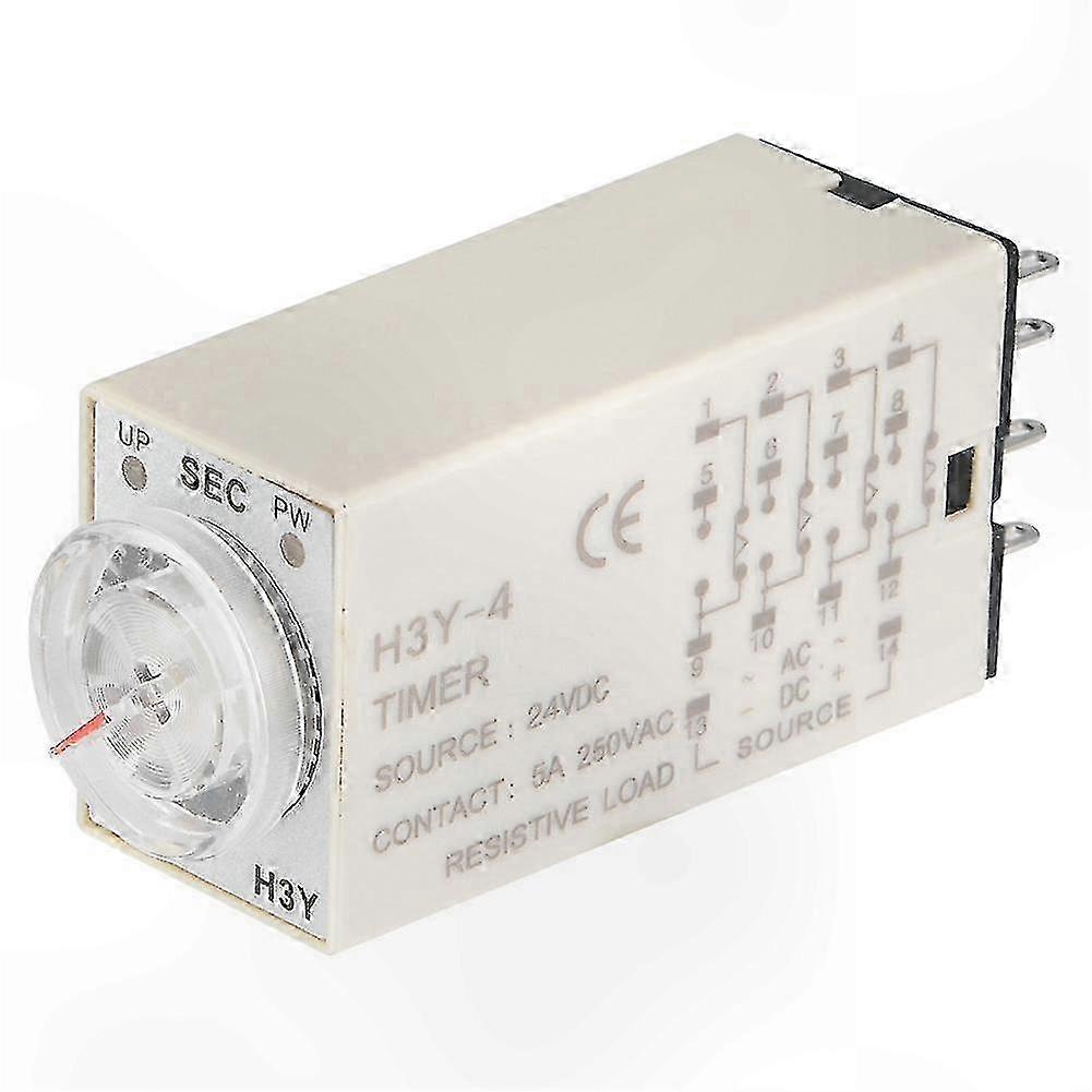 14-Pin Time Delay Relay Switch, 24VDC, 60s Timing Control