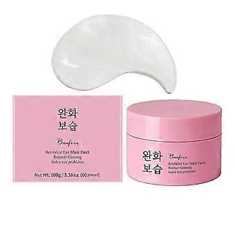 Retinol + Ginseng Under Eye Patches, Revitalize Eye Mask Patch, Firming, Glowing & Hydrating Mask for Puffy Eyes, Dark Circles, Wrinkles, Fine Lines