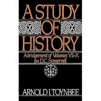 Um Estudo da História - Resumo dos Volumes VII-X - Arnold Toynbee - Brochura - Livro em Inglês - História