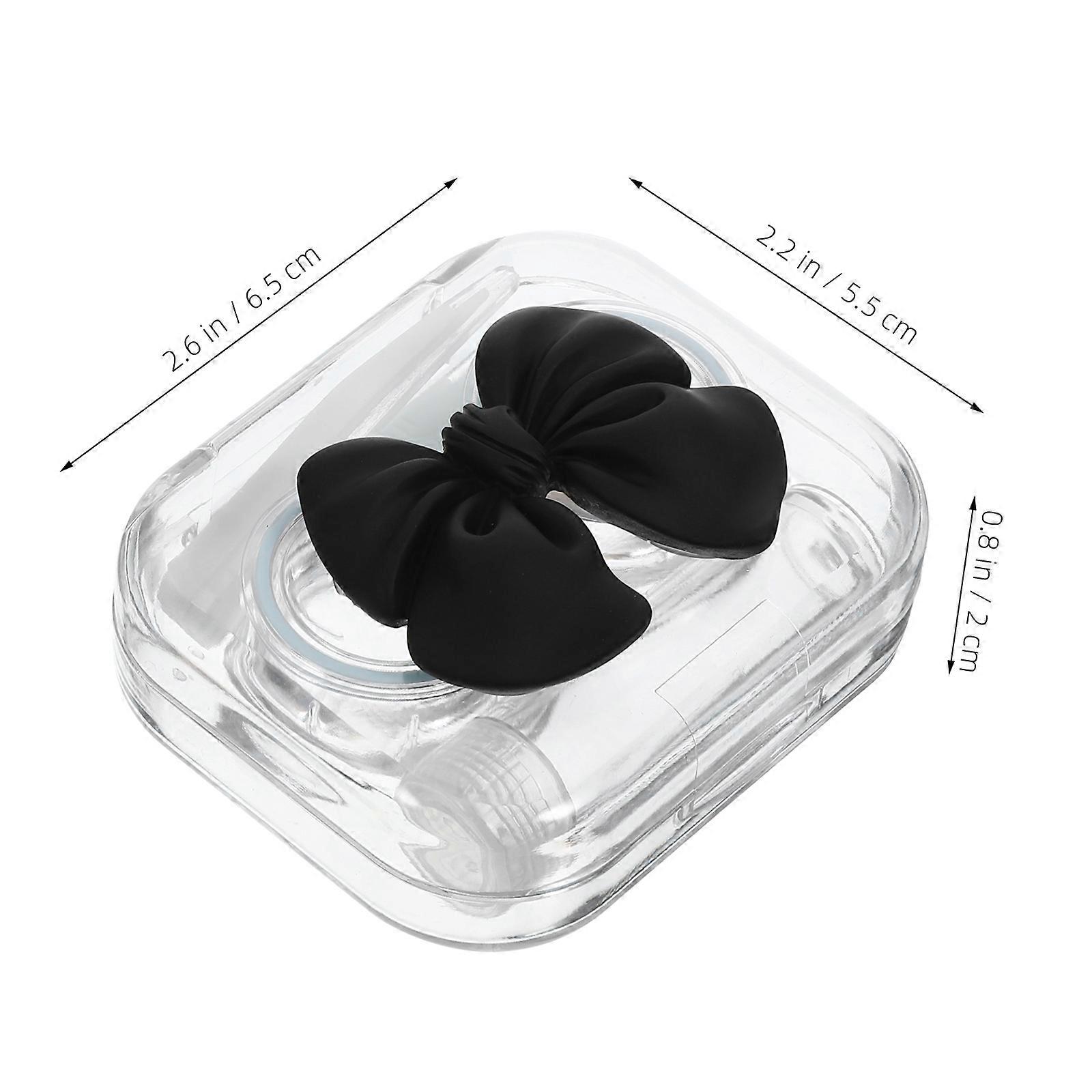Contacts Lens Case Plastic Storage for 2Sets with Portable Design