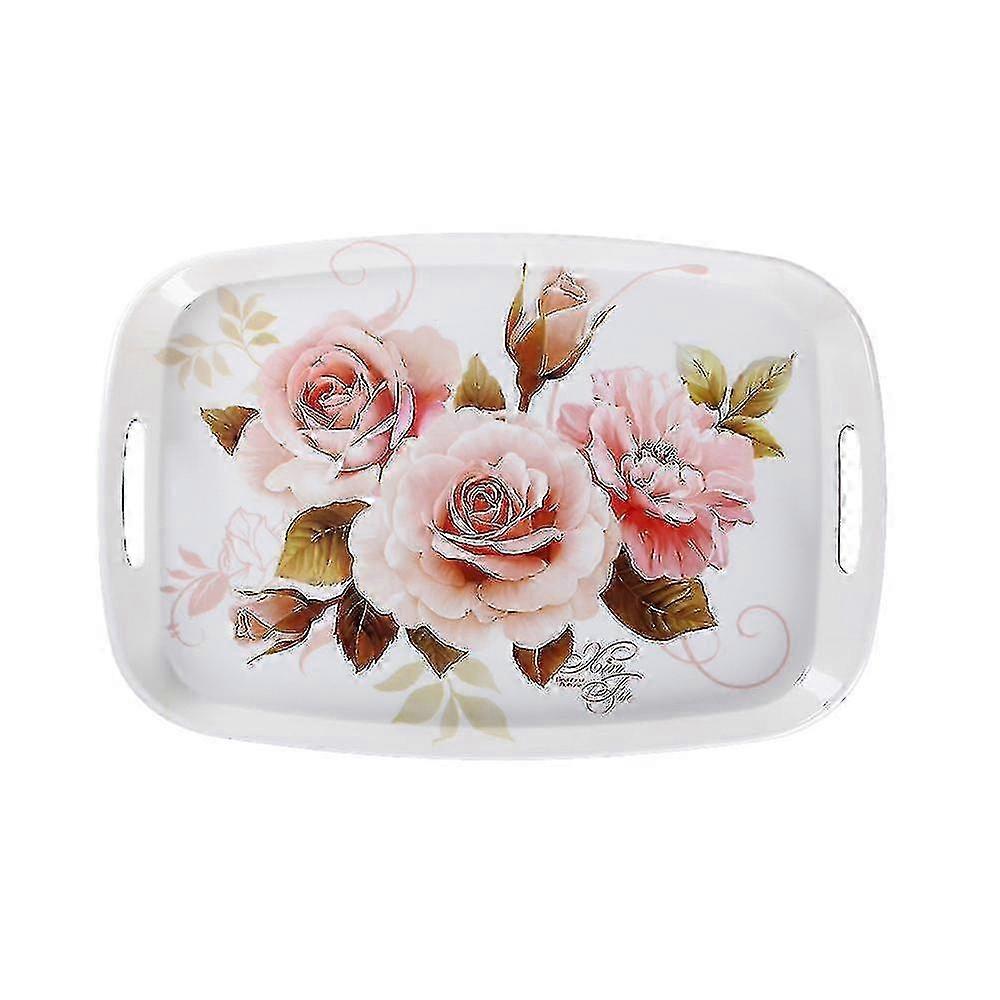 Serving Tray Decorative Tray With Handles Multi-purpose Rectangular Serving Trays Style1