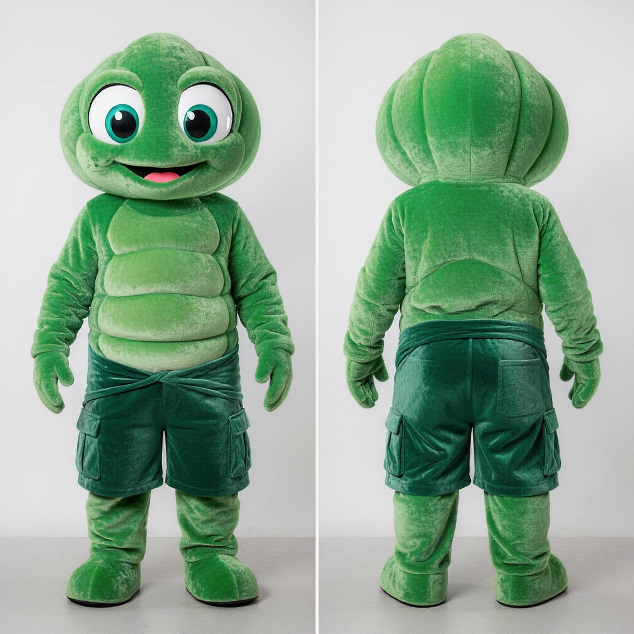 MASTICOT Green Velvety Oyster Mascot