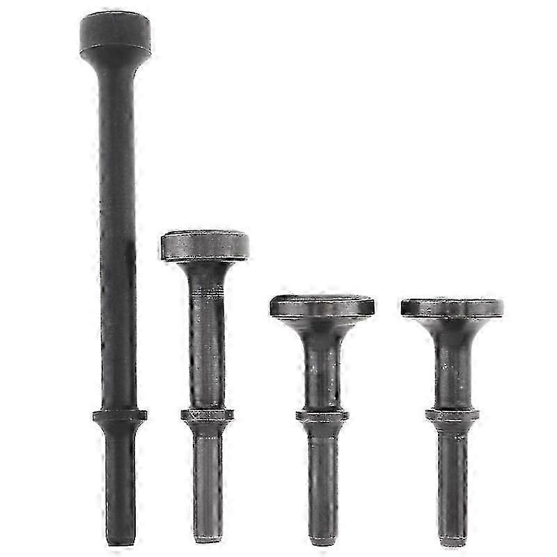 4Pc Air Hammer Head Air Chisel Hard Steel Solid Impact Hammer Head