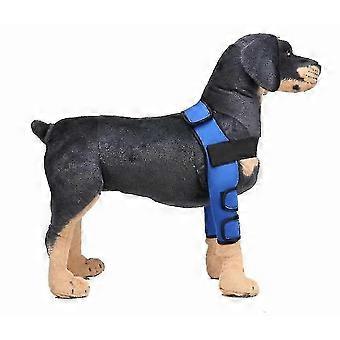 Housse de protection pour chirurgie canine, genouillères, protège-jambes (S bleu)