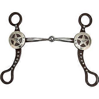 Hand-carved horse mouth bit, Antique Bronze, rust-resistant stainless steel bridle for racing