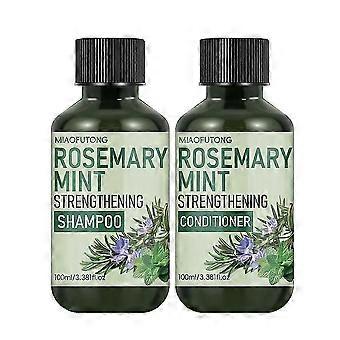 Shampoing et après-shampoing à la menthe et au romarin : nourrissants, fortifiants, pour cheveux fins, réduisent les frisottis, apportent de la brillance, tous types de cheveux.