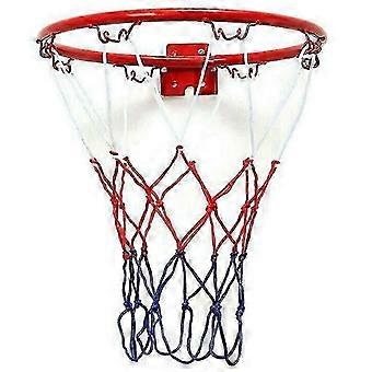 32cm wall-mounted basketball hoop with net and metal rim, wall-mounted with screws, for indoor and outdoor use.WHBYV