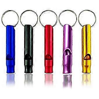 5 Pcs Emergency Survival Whistle, Outdoor Camping Aluminum 26-27