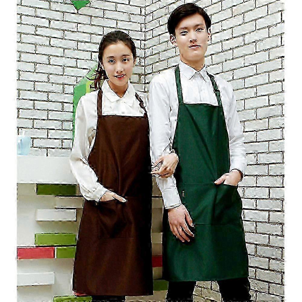 Large Pocket Apron Pure Colour Design