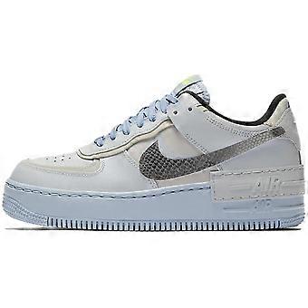 Nike Air Force 1 Low Shadow Pure Platinum Slangeskinn Blå Dame CV3027-001