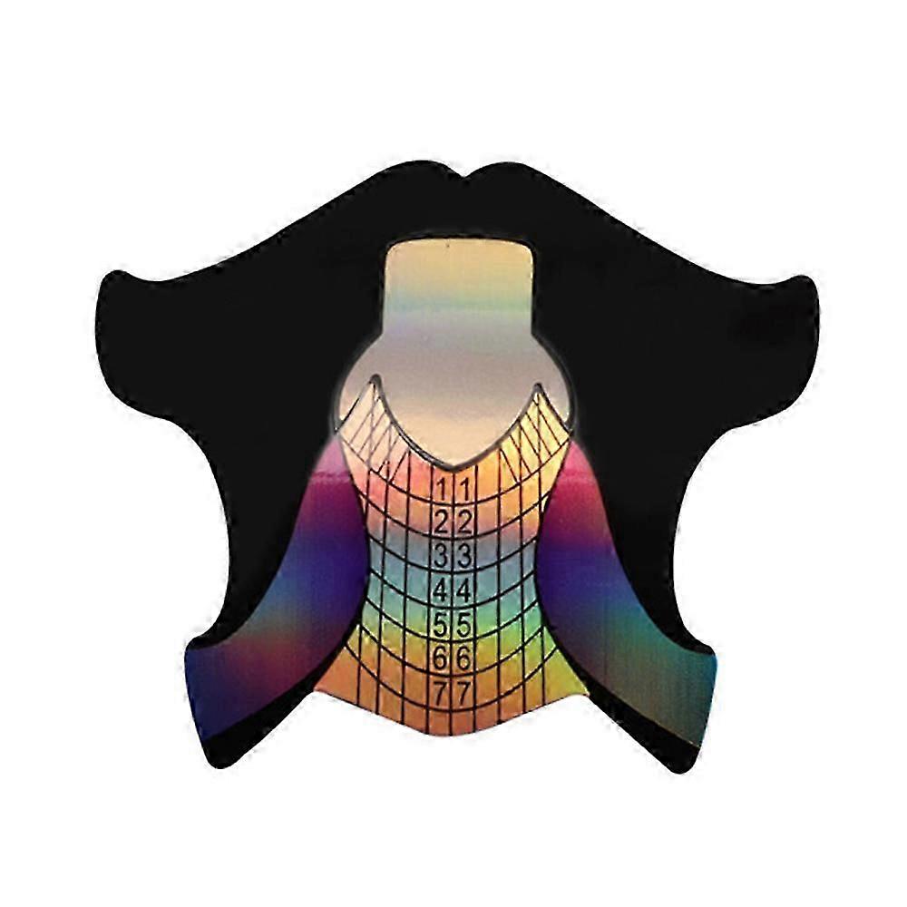 Fish Nail Shape Strong Adhesive Nail Shape Sticker Guide